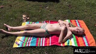 Hannah Hays Hops Off Her Swing to Masturbate