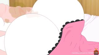 Long Booty Woman Farts with two Guys