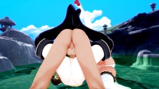 Azur Lane 3-Way - Washington x South Dakota - Hentai