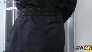 LAW4k. Having sex with kinky cops promises outlawed snatch with mouth