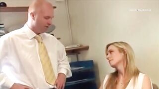 British Slut Fucks Her Boss To Gain Promotion