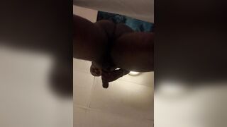 Fat white bitch wanted to eat my booty and get