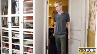 SIS.PORN. 19 Year Old with huge legs moans and receives stepbrothers hard penis inside