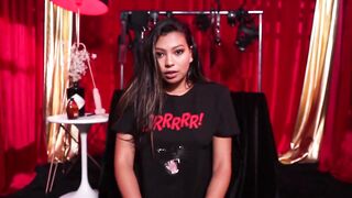 Female dark hair orgasm