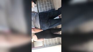 Dance Team Girl ass into yoga pants