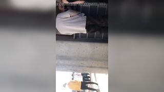 Dance Team Girl ass into yoga pants