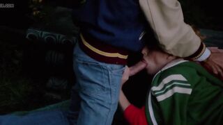 Cheerleader Jizzed