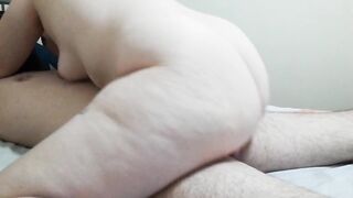 seduce stepcousin into bedroom then tease his cock & riding
