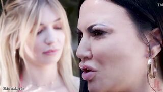 Stepmom schools step-daughter anal sex