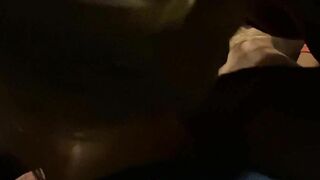 Hot Blonde Blows and Fucks her Man into Front of the Fireplace