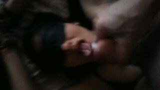 point of view Amazingly Hot Load into her Mouth for this Unfaithful Wifey (Hispanic with Handcuffs)