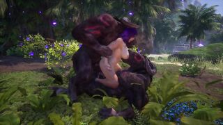 Sluty sluts mates with fairy monsters | Long Penis Monster
