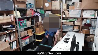 Catholic Adorable cunt with mouth Fuck for Stealing at The Store