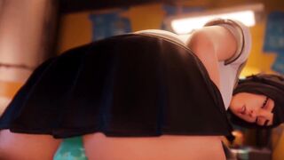 【MMD R-barely legal SEX DANCE】DILDO MOSTER LONG HOTTIE BOOTY ANAL SEX 激しいアナルセックス [MMD]
