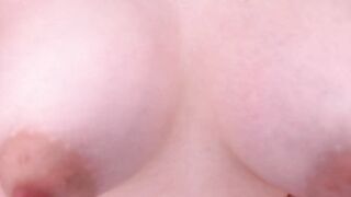 Lonely Pretty College chick Shakes her Natural Long Tits