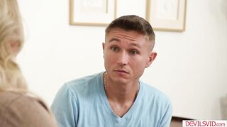 Stepson butt fucking big tit blonde stepmom