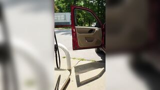 Stopping at Random Stores Flashing Pee Twerking then had a Stranger to Flash her Breast and more