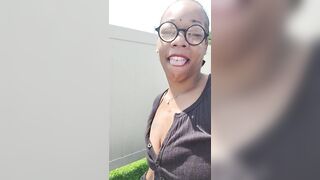 Stopping at Random Stores Flashing Pee Twerking then had a Stranger to Flash her Breast and more