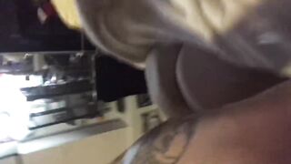 Huge Booty & Titties cougar Unshaved Cunt Creams on Penis B4 Cumed on & Creampied pov