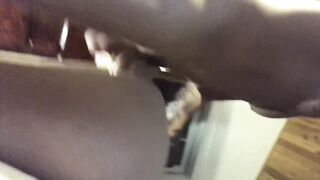 Huge Booty & Titties cougar Unshaved Cunt Creams on Penis B4 Cumed on & Creampied pov