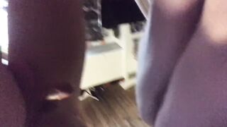 Huge Booty & Titties cougar Unshaved Cunt Creams on Penis B4 Cumed on & Creampied pov