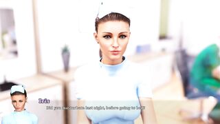 AMNESIA:Patient and a Nurse with a Cock into her Hand-Ep19