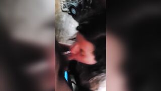 Mix of blowing Penis and swallowing cum