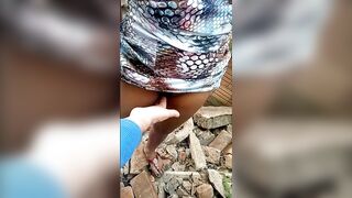 The dude wakes up his gf's sister and offers to