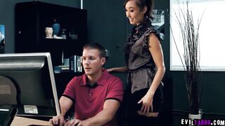 New slave professor Christy Love really wants to got pregnant