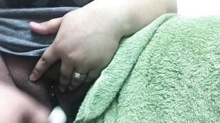 Snuck into the Restroom to Release some Pressure