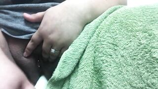 Snuck into the Restroom to Release some Pressure