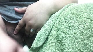 Snuck into the Restroom to Release some Pressure