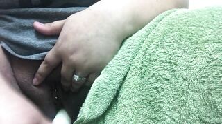 Snuck into the Restroom to Release some Pressure