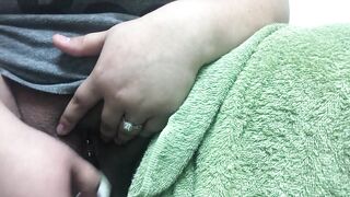 Snuck into the Restroom to Release some Pressure