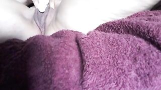 Cum with my Withe Toy