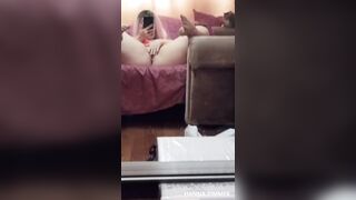 Selfie Masturbation Games with Mirror at Home Today - Hanna ZImmer