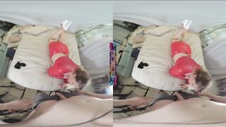 Stepmom spreads legs for stepson