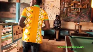 babe outdoor billiard banged! into a bar for a challenge