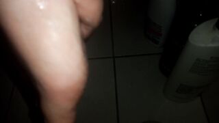 Soapy and Bae Foot inside the Shower...