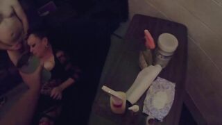 Babe milf Invited to the Local Gang Bang Dungeon by Cuck Hubby and Step Sons Friends