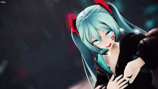 MMD - Tattoo Miku GimmeGimme Sex Dance [BY-Nella]