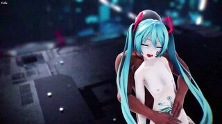 MMD - Tattoo Miku GimmeGimme Sex Dance [BY-Nella]