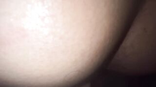 Friends Wifey Takes my Dick Sleeve Doggy Style and Riding it taking it all into while Groaning