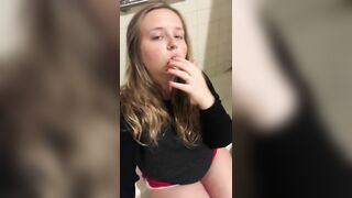 point of view: Don’t tell your Cougar and Dad we have Fun inside the Restroom, make me Cum
