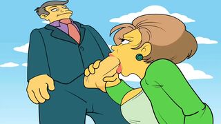 |THE SIMPSONS| SEYMOUR GETS a FELLATIO FROM EDNA