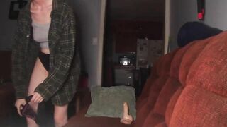 I caught him having fun with my Sex Toy...so I BANGED! HIM