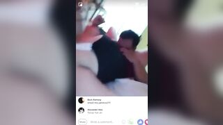Licking Cunt on Fb Live