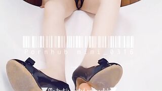 ハイヒールでおちんぽしごく♡♪素人個人撮影　japanese Amateur