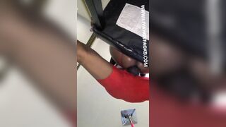 Fucking her Snatch with Rocky..she Gets Leaking Soak. Chocolate Black Twat for Me.