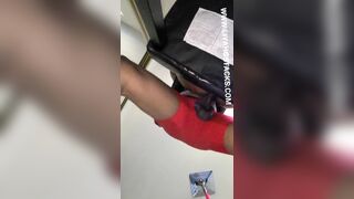 Fucking her Snatch with Rocky..she Gets Leaking Soak. Chocolate Black Twat for Me.